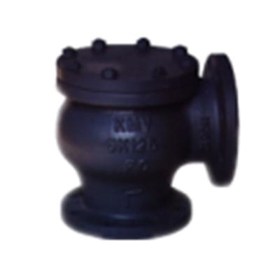 China Marine Type JIS Marine Lift Check Valve F7359 Angle Cast for sale