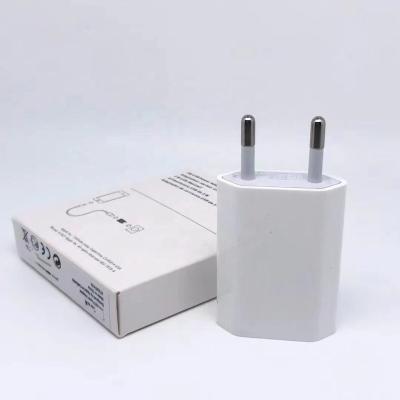 China High Quality EU USA USB Mobile Phone Charger Charger For iPhone 5W Mobile Phone Power Adapter Wall Charger Wholesale for sale