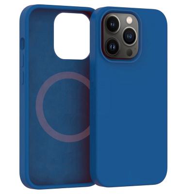 China Shockproof High Quality Silicone Magnetic Phone Case For iPhone Accept Customize Cell Phone Case Magnetic Cell Phone Cover for sale