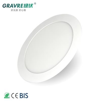 China Modern Round 6500K Ultra Thin Ceiling Led Panel Light 6W 12W 18W Good Price for sale