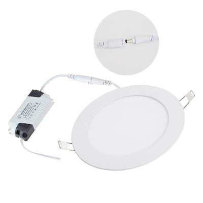 China Modern Hot Sale CE RoHS 6W 12W Ceiling Lamp AC220V Slim Cool White Aluminum Led Panel Light for sale