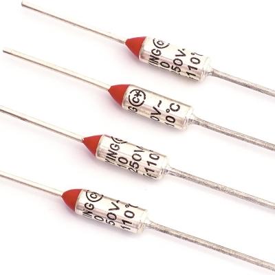 China High Temperature Metal Level 10A 250V Small Household Appliances Thermal Fuse for sale