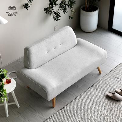 China Tufted Fabric Sofa Bench 2 Seat Modern Living Room Room Interior Upholstered Fabric Manufacturers for sale