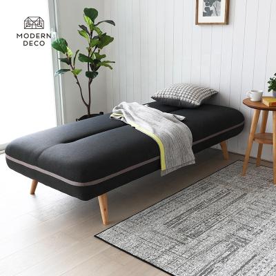 China Other Interior Armless Living Room Furniture Backless Sofa Bench 3 Seater Sofa Modern Gray for sale