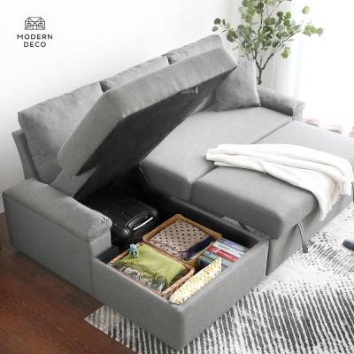 China (Other) Multifunctional Adjustable Living Room Pull Out Mechanism Convertible Sofa Beds With Storage for sale