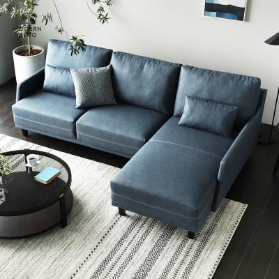 China Convertible sectional sofa couch with best quality 3er quality living room convertible eckcouch modern ecksofa gray charcoal gray wohnzimmer for sale