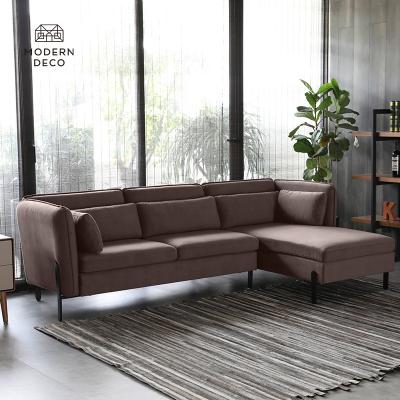 China Modern High Quality Modern Fabric Couch Sectional Living Room Furniture Sofas Latest 5 Piece L Shaped Sofa Designs morden for sale