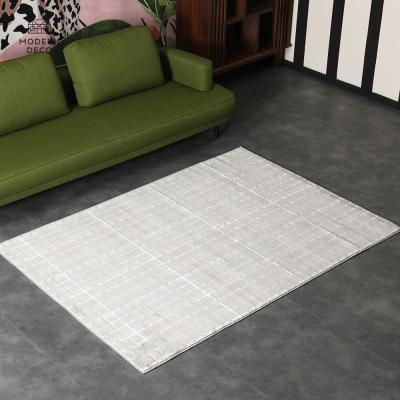 China Modern Nordic Polyester Carpet Non-slip Living Room Rugs Large Area Rugs Custom Logo for sale