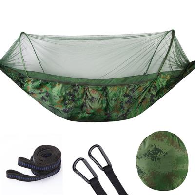 China Lightweight Good Quality Parachute Nylon Hammcok Military Camping With Mosquito Net for sale