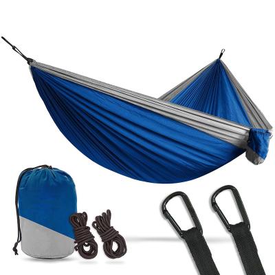 China Low MOQ factory hammock military camping nylon outdoor hammock various color modern simple parachute for sale