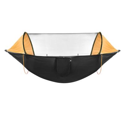 China Traditional Suitable Price Customized Low MOQ Portable Camping Hammock With Outdoor Upgrade Mosquito Net for sale