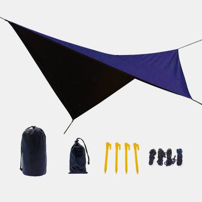 China Diagonal Tethering Type New Type Ultralight Waterproof Folding Tent Sun Tarp Camper Tent Tarp Folding Shelter for sale