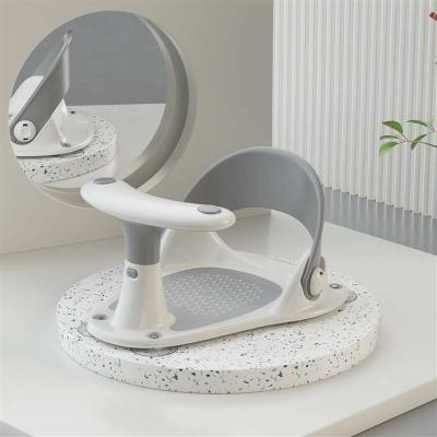 China Hot Sales 2022 Baby Shower Baby Bathroom Baby Bath Seat Safe Anti-Slip Bathtub Chair Portable Bath Support Chair For Kids for sale