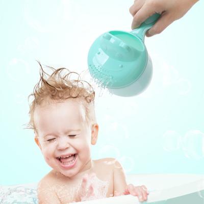 China WASH hippo child safety HAIR wholesale baby wash toy shampoo bath shampoo rinse cup multifunctional wash hair cup for sale