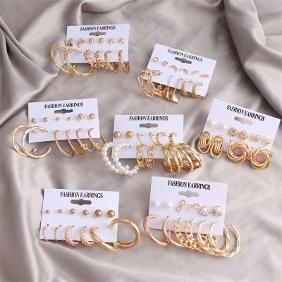 China Acrylic Bead Crystal Gold Hoop Earrings Butterfly Pendant Fashion BOHEMIA Tassel Circle Sets for sale