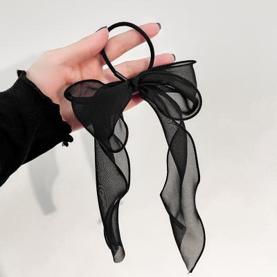 China Popular Headdress Headwrap Flames Around Ring Hair Rope High Elastic Bow Hair Ring for sale