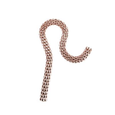 China CLASSIC Professional Manufacture Rose Gold Iron Corn Chain for sale