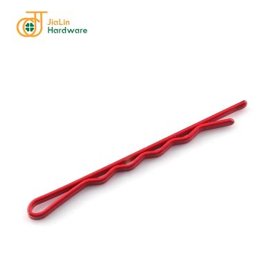 China Red Fashion Hair Pin Metal Girl Hair Clip Clip Hair Decoration Accessories for sale