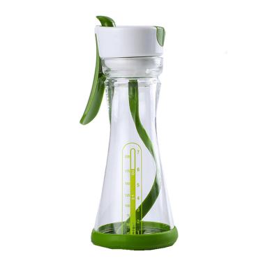 China Car Rotating Salad Sauce Stirring Cup Manual Seasoning Sauce Dipping Coffee Juice Mixer Bottle for Kitchen Accessories for sale