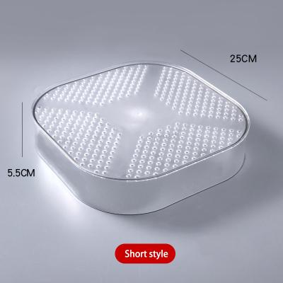 China Sustainable Kitchen Dining Multi Food Storage Box Clear Dust Proof Cover Food Layer Insulation Plastic Dish Cover for sale