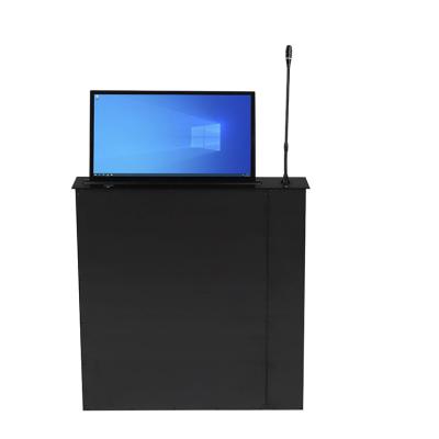 China Voting Paperless Conference System Lsscm Series Ultra-thin Lift Monitor With Mic for sale