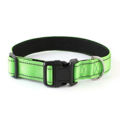 China Kingtale Pet Supplies Personalized Dog Collar Personalized Neoprene Padded Nylon Dog Pet Adjusting Collar for sale