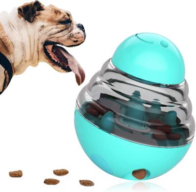 China Sustainable Kingtale Puzzle Slow Rider Food Dispenser Interactive Treat Ball Dog Toy for sale