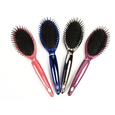 China Best Selling Hair Beauty Care Plastic Professional Plating Hair Brush Factory Direct Supply for sale