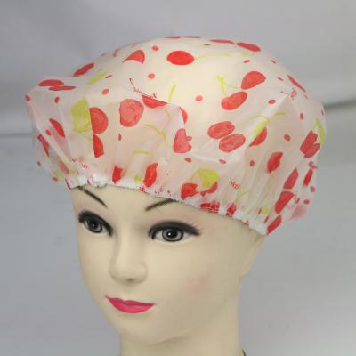 China High Quality Pastoral Printing EVA Shower Bath Cap for sale