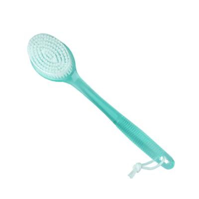 China EXFOLIATE Long Handle Shower Bath Body Scrubber Plastic Back Cleaning Brush for sale