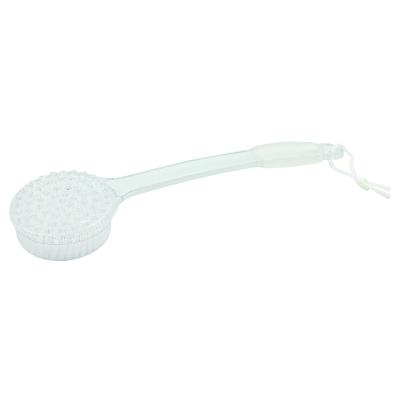 China EXFOLIATING Long Handle Shower Bath Scrubber Plastic Body Back Cleaning Brush With Soft Handle for sale