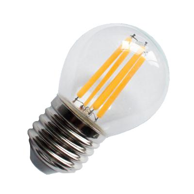 China Good quality high power g45 e14 e27 led filament bulb for bar or caffee for sale