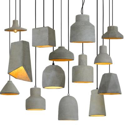 China Nordic Modern HITECDAD Customized Various Cement Pendant Light Nordic Decorative Pendant Lamp Hotel Hanging Light for sale