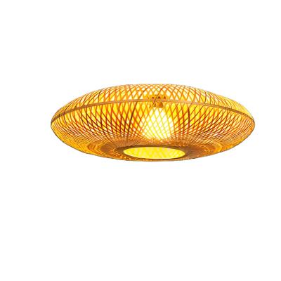 China HITECDAD Contemporary Asian Style Antique Bamboo Lights Handmade Decorative Pendant Fancy Lights for Home Decoration for sale