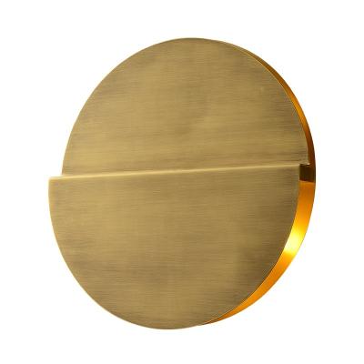 China Minimalist Led Minimalist Wall Light For Indoor Decoration Light Brass Wall Light for sale