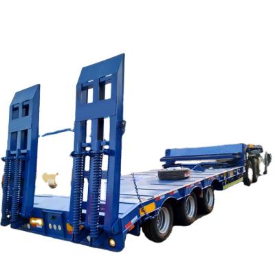 China 18 Meter Low Bed Truck Trailer LUEN 60T Boy Trailer Long Semi Trailer Made In China Trailer for sale