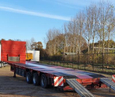 China Hot Used Truck Trailer Used Cars Flatbed Semi Trailer Used Flatbed Trailer Low Loader For Sale for sale