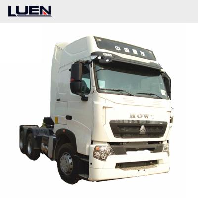 China LUEN Howo A7 Shacman 30 Ton 10 Wheel 420 Hp Tractor Prime Price Used Tractor Truck For Sale < 4L for sale