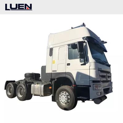 China LUEN HOWO 371 420 10 wheel cheap used tractor head prices tractor trucks for sale < 4L for sale