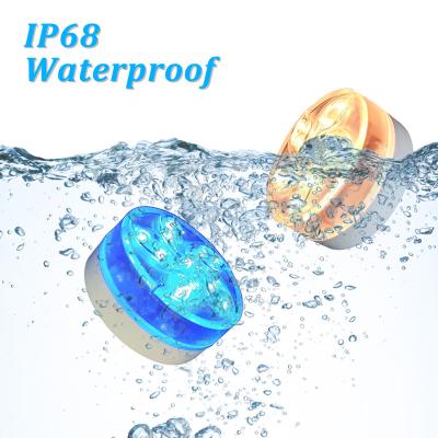 China Ip68 Smart RGB Theme Park Underwater Swimming Pool Remote Control Submersible Lights for sale