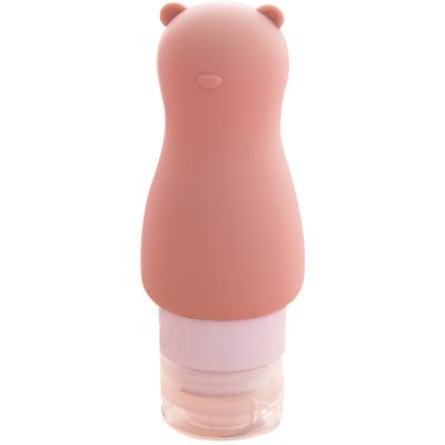 China Personal Care Mini Silicone Shampoo Bottle Shower Gel Bottle Cute Rabbit Bear Split Split Portable Travel Squeeze Bottling Bottle for sale