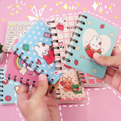 China Wholesale New Fashion mini eco-friendly kawaii animal custom made children's cute spiral notebook for sale