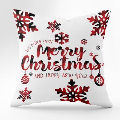 China Anti-static Cute Pillow Case Cover Sofa Merry Christmas Gift 45*45cm Amazon Decorative Pillow Shape for sale