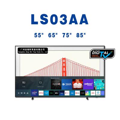 China SAM/SUNG LS03AA 55 Series 65 75 85 inch UHD QLED 4K Digital DVB-T2 DTMB Smart TV with Customizable Frame Bezel - Modern B > 55