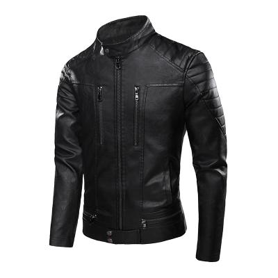 China Hot Selling High Quality Leather Coats QUICK DRY For Men Mens Patent Leather Coat for sale