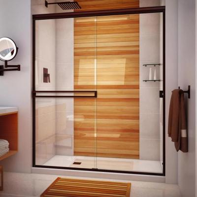 China Shower room waterproof glass door, modern new trend, bathroom glass partition for sale