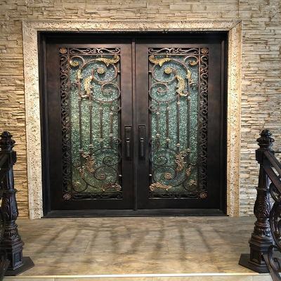 China High Quality Modern Style Wrought Iron Entrance Main Entrance for sale