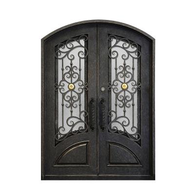 China Waterproof Good Quality Front Entry Wrought Iron Storm Gates for sale