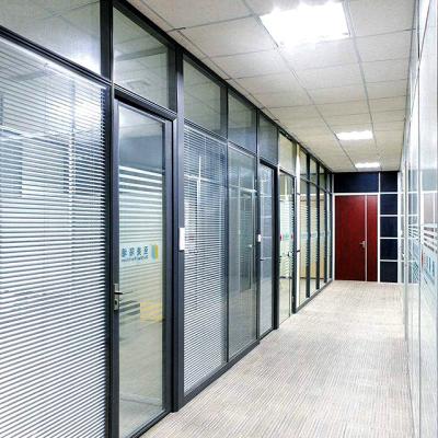 China Modern Fine Workmanship Style Office Partition , Office Glass Partition for sale