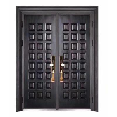 China Waterproof Bullet Proof Cast Aluminum Entry Door for sale